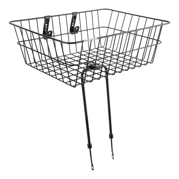 Sunlite Basket Front Wire Fxd 18X13X6 Black With Legs