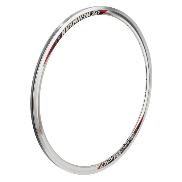 Weinmann Rim 700C 622X12.4 Dp18 32 Silver-Pol/Machined Sidewall Presta Valve