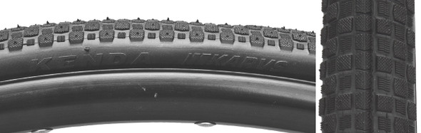 Kenda Tire Karvs 700X28 Black/Black Src/Prc2/60 Fold 100Psi