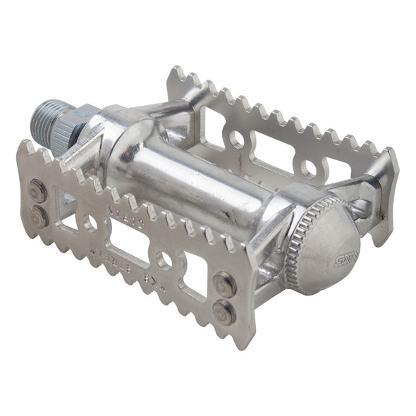 Mks Pedals Sylvan Stream Silver/Silver 9/16