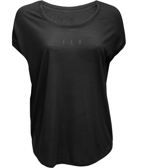 Fly Racing Women'S Fly Breezy Tee Black Lg 356-0040L
