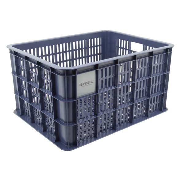 Basil Basket Rear Ractop Crate S 17.5L Blue Recycled Material