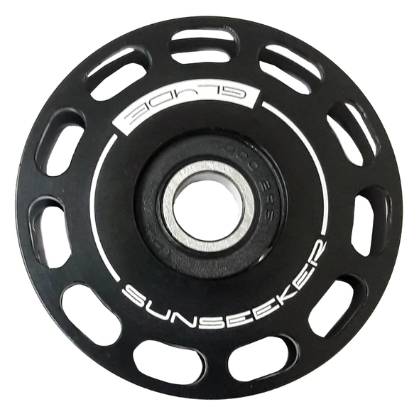 Sun Seeker Rec Replacement Chain Guide Wheel Only Sgl Alloy With Sealed Bearing 38X56X13Wx10D Black