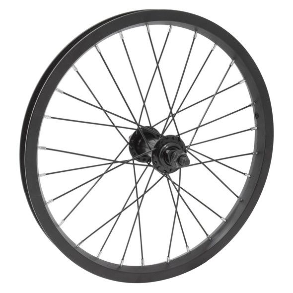 Wheel Master Wheel Front 16X1.75 305X19 Alloy Black 28 Steel Bo 3/8 Black 14Gbk