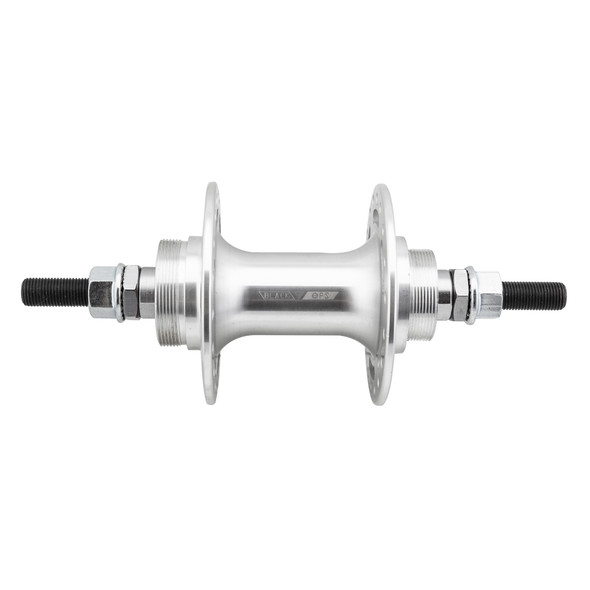 Black Ops Hub Rear Mx1100Co Bo Lf 1-Speed For F 36X3/8 Sb With Cutouts Pol-Silver