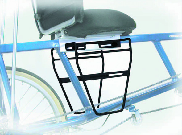 Sun Seeker Bike Rack Mid Sun Ez-1Sc Pannier Alloy Black Skewers Not Included