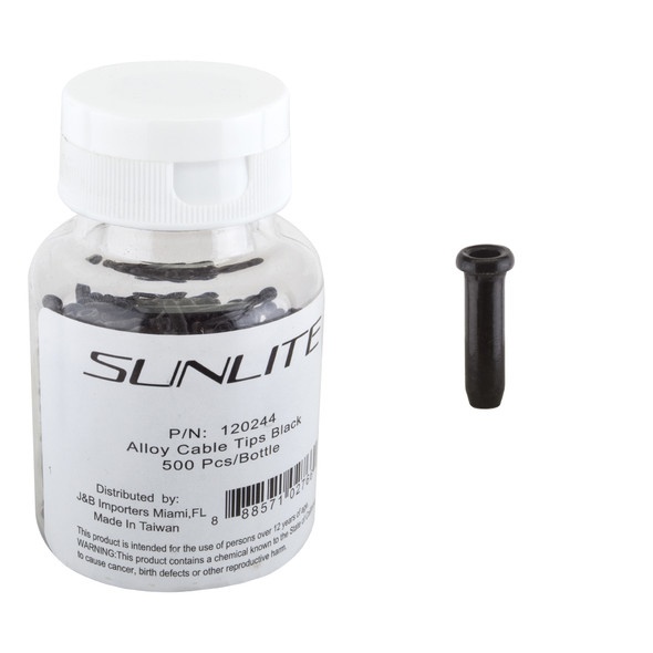 Sunlite Cable Tip Alloy Black Btlof500