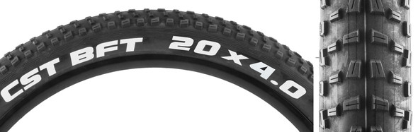 Cst Premium Tire Bft+ 20X4.0 Black/Black Wire Sc