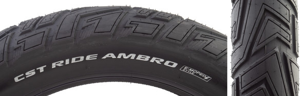 Cst Premium Tire Ride Ambro 20X4.0 Black/Black Wire (Formaly Tourance)
