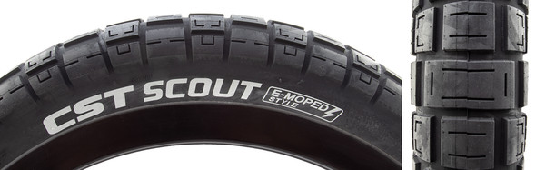 Cst Premium Tire Scout 20X4.0 Black/Black Wire