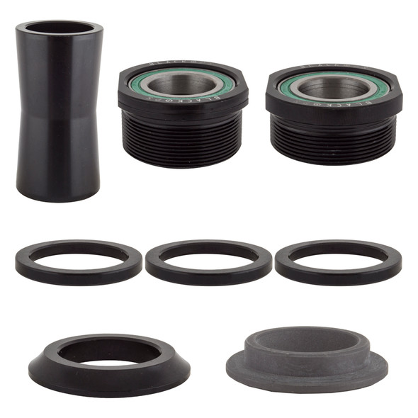 Black Ops Bottom Bracket Cup Set Euro Sealed 19Mm Black