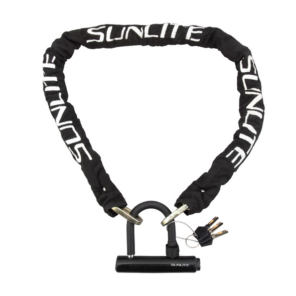 Sunlite Lock Chain 10Mmx4F Hd With Mini U-Lock