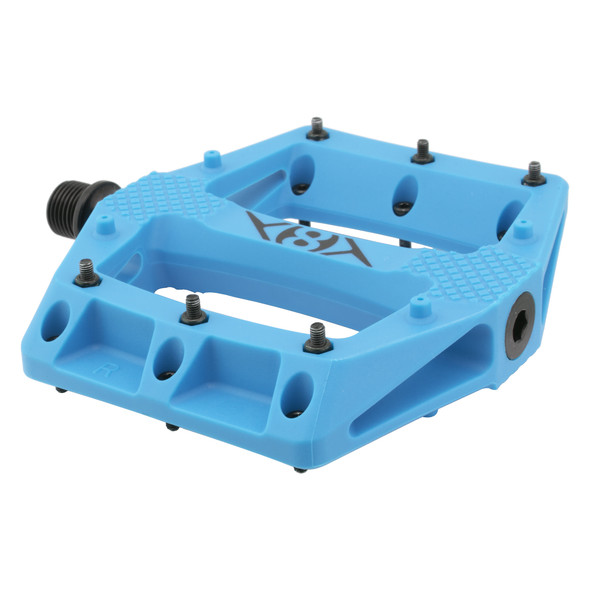 Origin8 Pedals Strapd 9/16 Blue