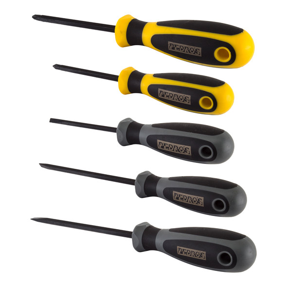 Pedros Tool Screwdriver Set/5 With Pouch