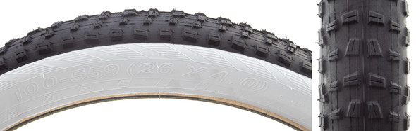 Cst Premium Tire Bft 26X4.0 Black/White Wire