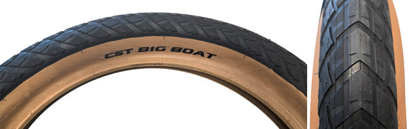 Cst Premium Tire Big Boat 26X4.0 Black/Sk Wire
