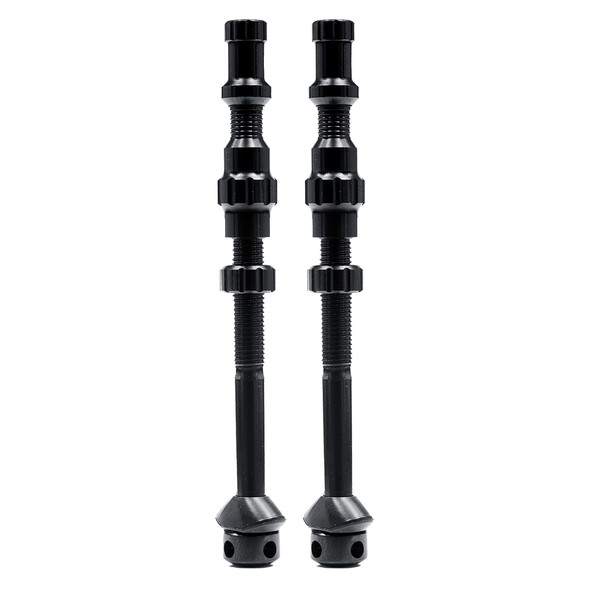 Stans Valve Tubeless Exo-Core Presta Valve Pair X-Tall 45Mm Black