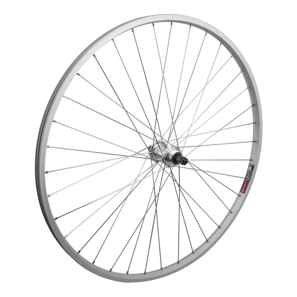 Wheel Master Wheel Rear 700X35 622X19 Alloy Silver 36 Alloy Freewheel 5/6/7-Speed Quick Release Silver 135Mm Stainless Steel2.0Sl