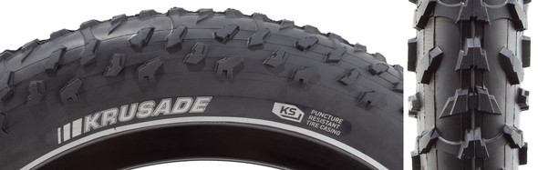 Sunlite Tire 20X4.0 Black/Black Krusade E25 30 Wire