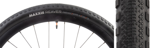 Maxxis Tire Reaver 700X40 Black Fold/120 Hypr-X/Exo/Tr