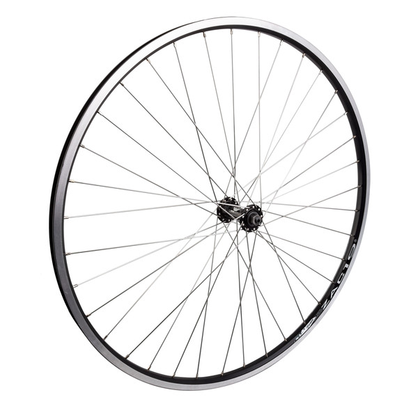 Wheel Master Wheel Front 700X35 622X19 Wei Zac19 Black Machined Sidewall 36 Alloy Quick Release Black Stainless Steel2.0Sl