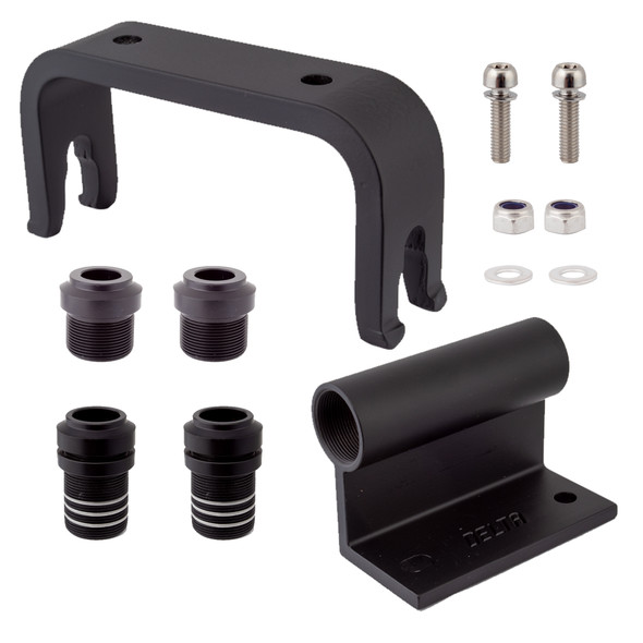 Delta Car Rack Bike Hitch Pro Alloy 12/15Mmthru Black