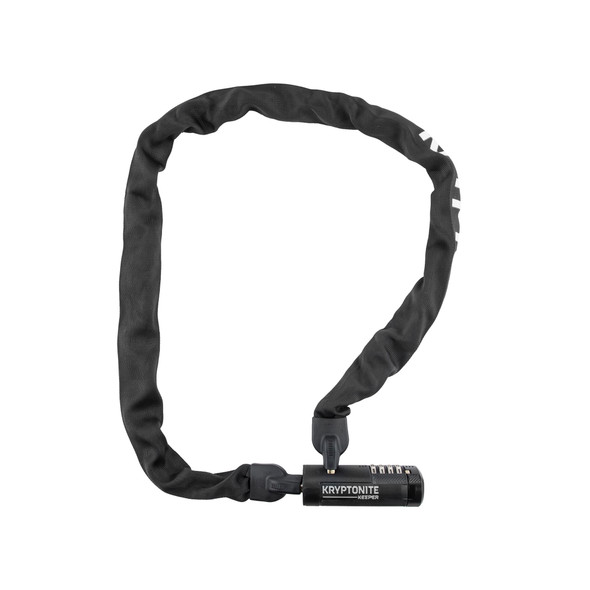 Kryptonite Lock Chain 712 Keeper Combo 4Ftx7Mm Black