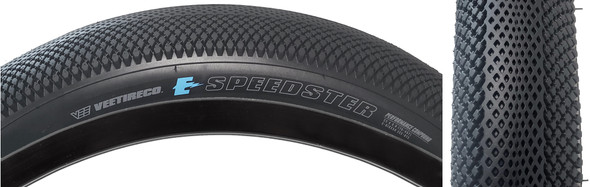 Vee Tire & Rubber Speedster 22X3.0 457 Black/Black Wire/26 Perf/Over Ride E50