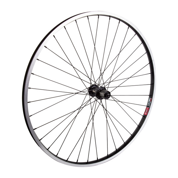 Wheel Master Wheel Rear 700X35 622X19 Alloy Black Machined Sidewall 36 Mt5010 8-10Scas Quick Release Black 135Mm 14Gbk