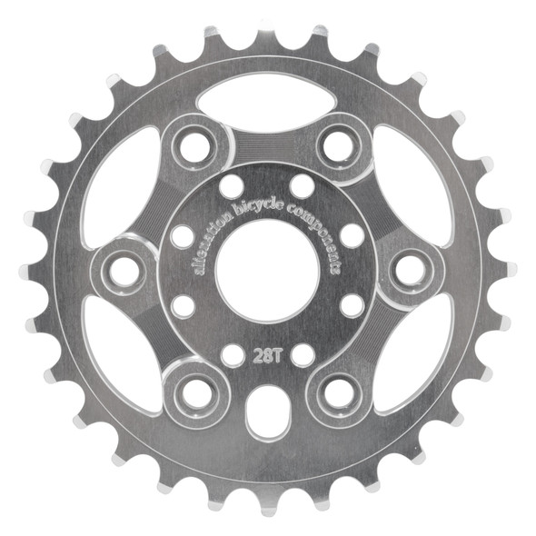 Alienation Chainring 1Pc 28-Tooth 1/8 Lynx Silver