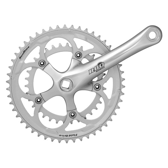 Sunrace Crankset Fcr86 170X50/34 Sq 8-Speed Silver