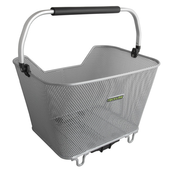 Racktime Basket Rear Ractop Baskit Deluxe 2.0 Silver