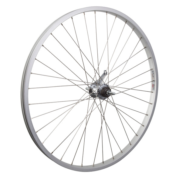 Wheel Master Wheel Rear 26X1.75 559X25 Alloy Silver 36 Shi Cb 110Mm Stainless Steel2.0Sl With Trim Kit