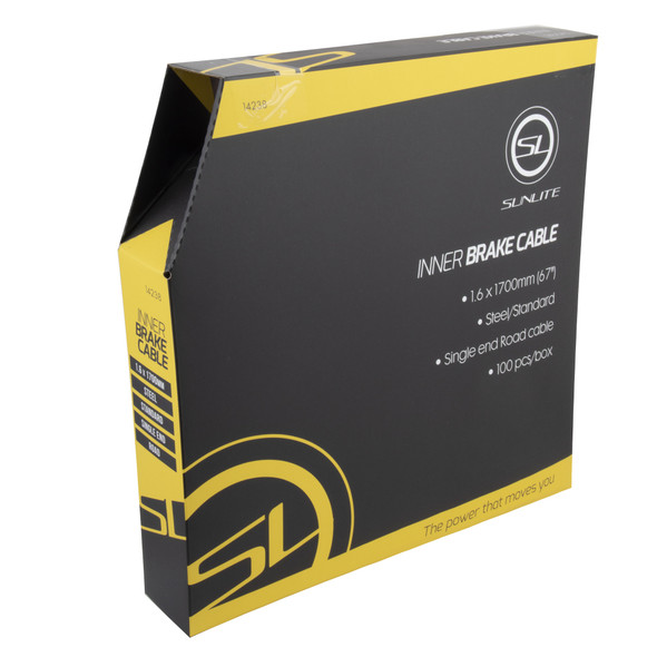Sunlite Cable Brake 1.6X1700 Steel Road Box Of 100