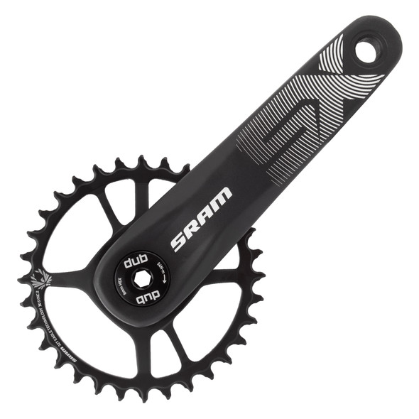 Sram Crankset Sx Eagle 170X32 Direct Mount Dub Xsync2 Steel Without Cups Black 12-Speed Boost 148 Compatible