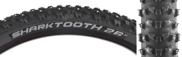Arisun Tire Sharktooth 26X4.0 Black Wire/60/152-Stud