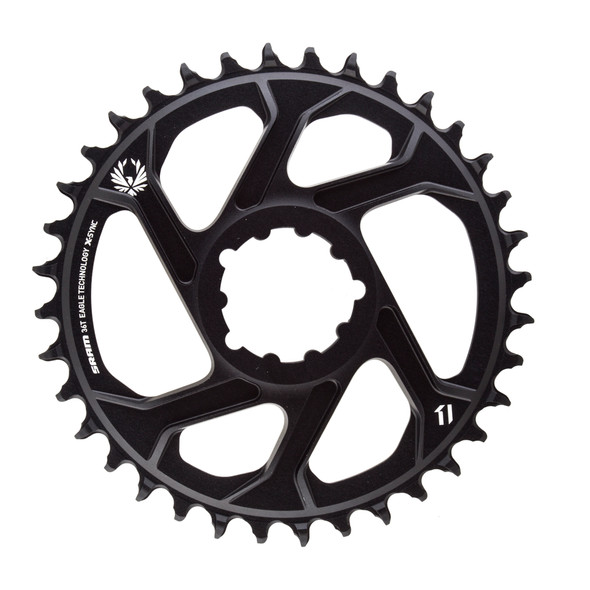 Sram Chainring 36-Tooth Direct 6Mm Black 12-Speed