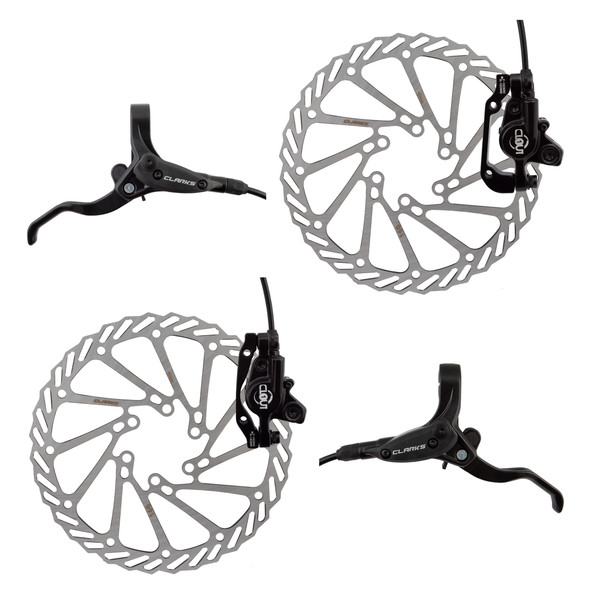 Clarks Brake Disc Clout-1 Hydraulic F&R With Lvr 160 Black