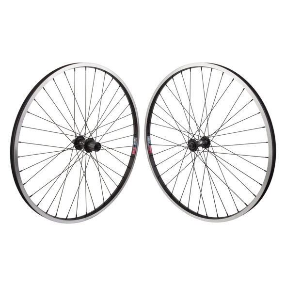 Wheel Master Wheel Pair 26X1.5 559X19 Alloy Black Machined Sidewall 36 Aq1000 Mt5010 8-10Scas Quick Release Black 135Mm 14Gbk