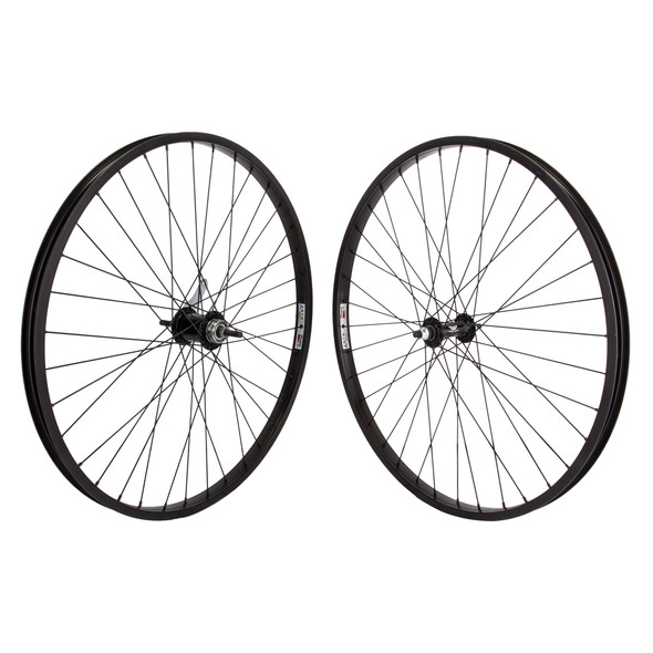 Wheel Master Wheel Pair 26X1.75 559X25 Wei As7X Black 36 Alloy Bo 3/8Bk Kit Alloy Cb 110Mm Black Dti2.0Bk With Trim Kit