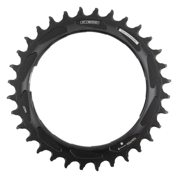 Sram Chainring 32-Tooth Powermeter Threaded Eagle 0Mm Black/Silver Xxsl D1 T-Type