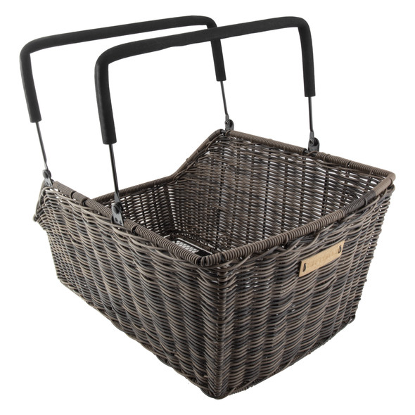 Basil Basket Rear Ractop Rattan Cento Mik With Handle Tan