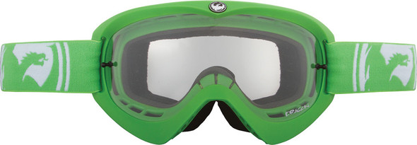 Dragon Mdx Goggle Green W/Clear Lens 228576438754