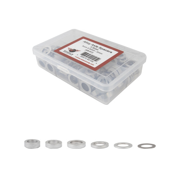 Wheels Manufacturing Hub Axle Spacer Kit 120Pcs With Case