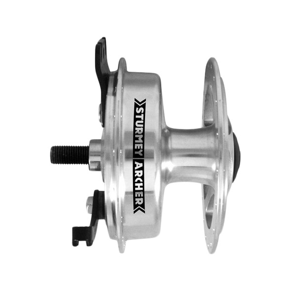 Sturmey Archer Hub Front Xlsd Drum Alloy Right Hand 36H 90Mm Solid Axle