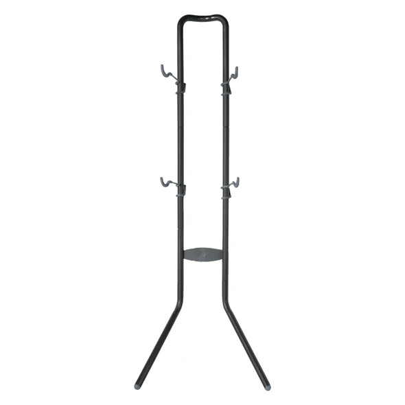Delta Storage Rack Two Bike Rugged Gravity Stand Black
