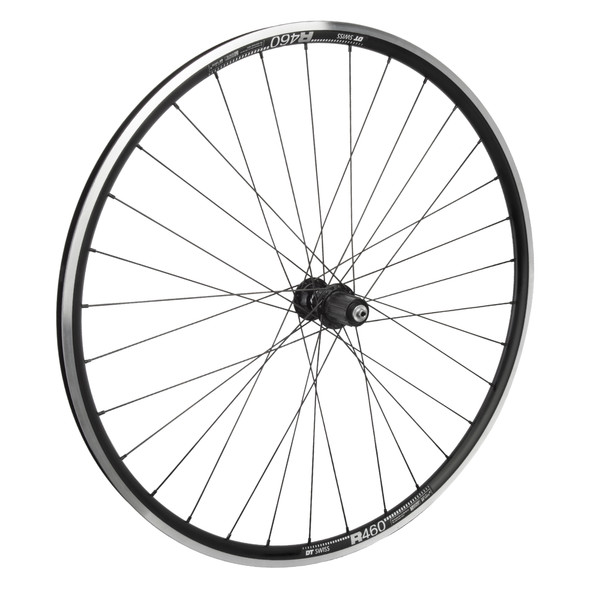 Wheel Master Wheel Rear 700 622X18 Dt R460 Black Machined Sidewall 32 Shi R7000 8-11Scas Quick Release Black 130Mm Dt2.0/1.8Bk