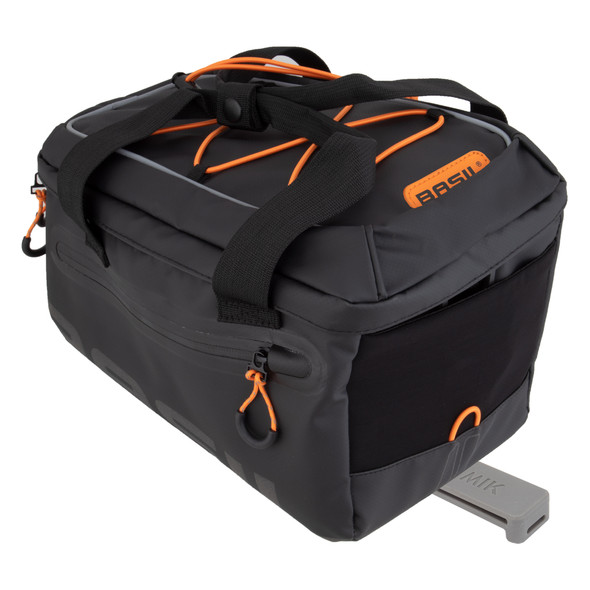 Basil Bag Trunk Miles Tarpaulin Mik Black/Or