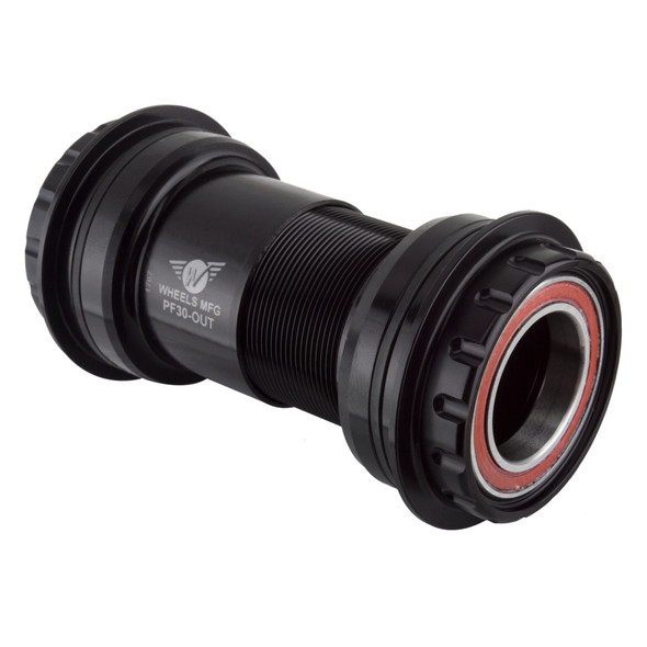 Wheels Manufacturing Bottom Bracket Conv Pf30 To Outboard Shi Black Acb Bearing