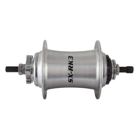 Sturmey Archer Hub Rear 3-Speed Sxrk3 36 6B Silver With Trim Kit/Twist-Shifter Tss33/Cable 170/215Mm Non-Rotary